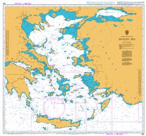 Admiralty Seyir Haritası 180 - Ege Denizi